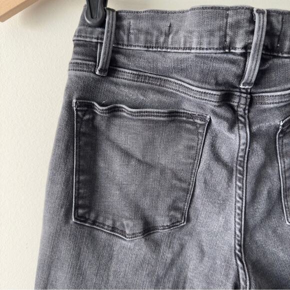 Frame Le High Skinny Jeans Button Fly Denim High Rise Gray Stretch cotton pocket - Picture 3 of 11